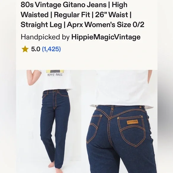 Vintage 80s Gitano Jeans - Picture 5 of 15